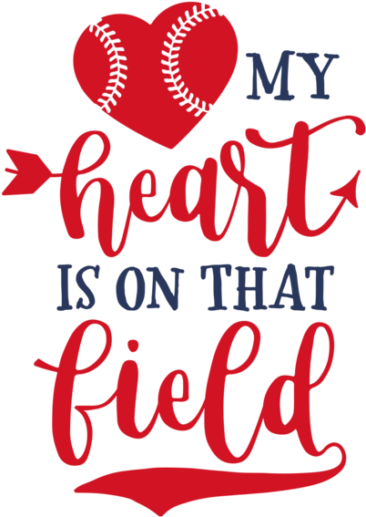 My Heart Is On That Field - Heart (600x600), Png Download