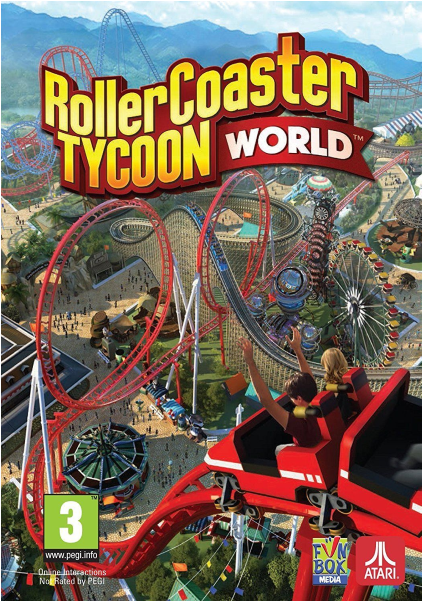 Roller Coaster Tycoon - Rollercoaster Tycoon World Dvd Cover (600x600), Png Download