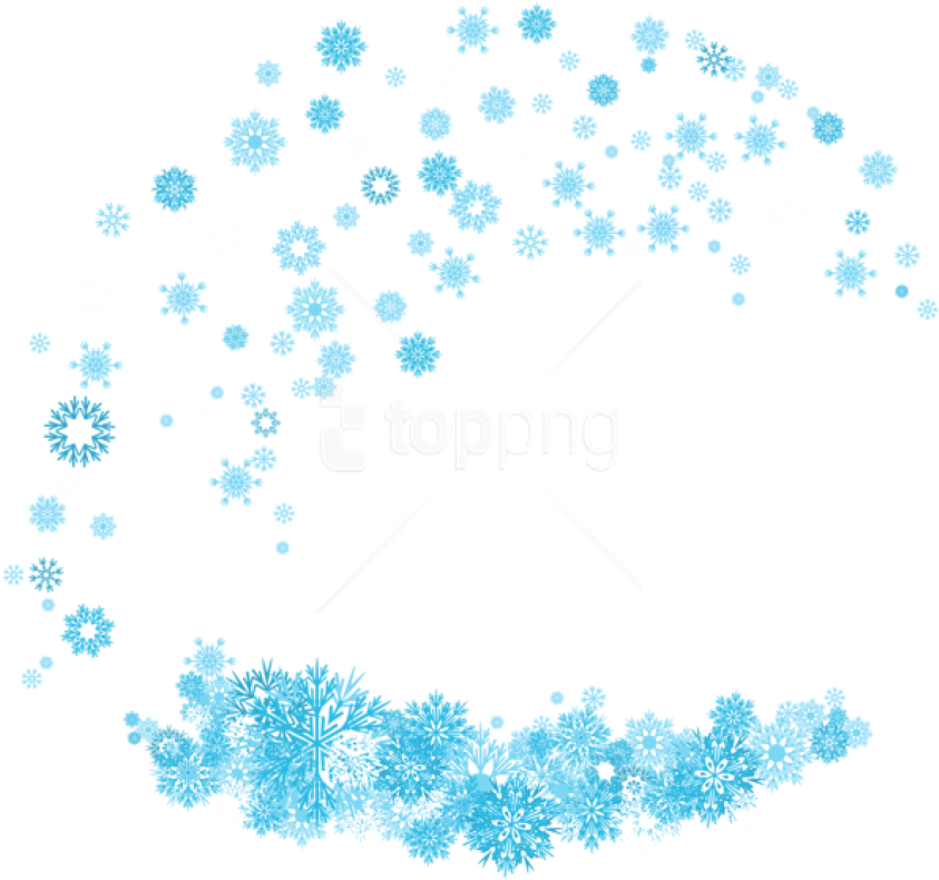 Free Png Winter Decoration Snowflakes Png - Clip Art Snowflake Png (850x801), Png Download