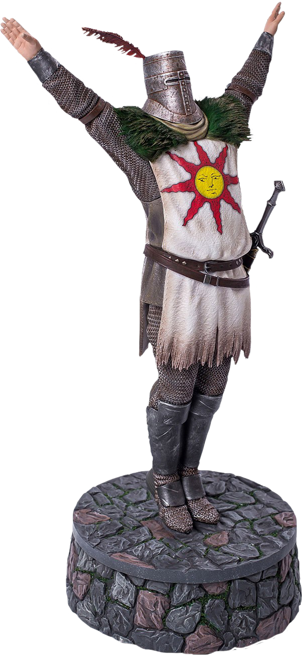Dark - Solaire Of Astora Action Figure (605x1304), Png Download
