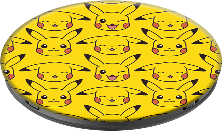 Pikachu Pattern - Circle (1000x1000), Png Download