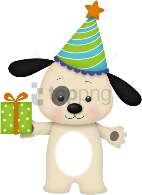 Free Png Birthday Puppy Png Image With Transparent - Puppy Clip Art Birthday (480x661), Png Download