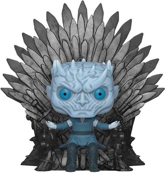 Game Of Thrones - Jon Snow On Iron Throne Pop (600x600), Png Download