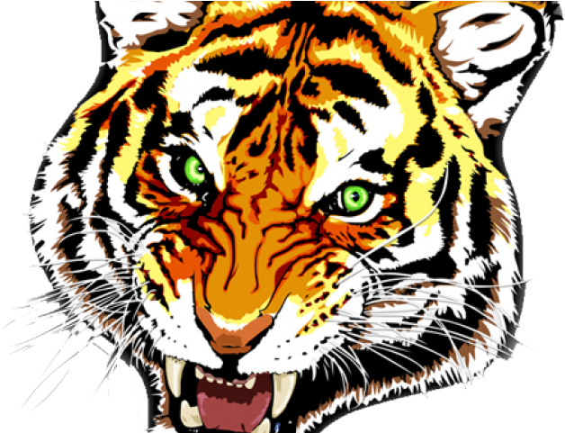 Picsart Tiger Face Png (640x480), Png Download