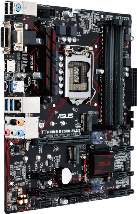 1 Usb - Asus Prime B350m E (473x839), Png Download