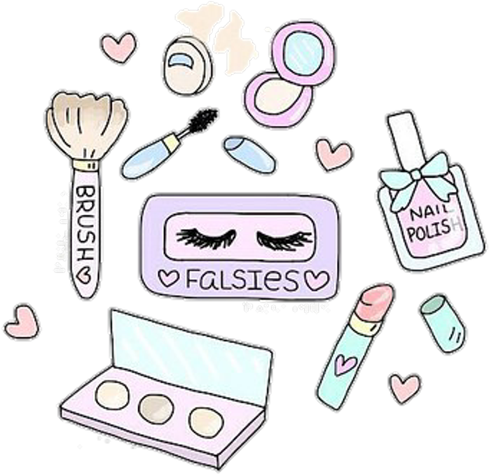 Pink Girls Cute Tumblr - Area Da Beleza Desenho (1024x1024), Png Download