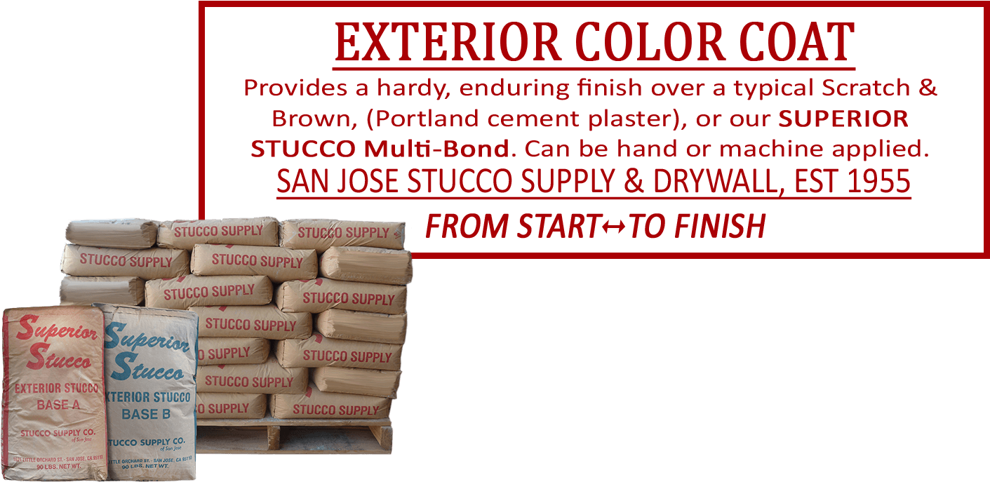 Stucco Exterior Color Coat - Box (1530x792), Png Download