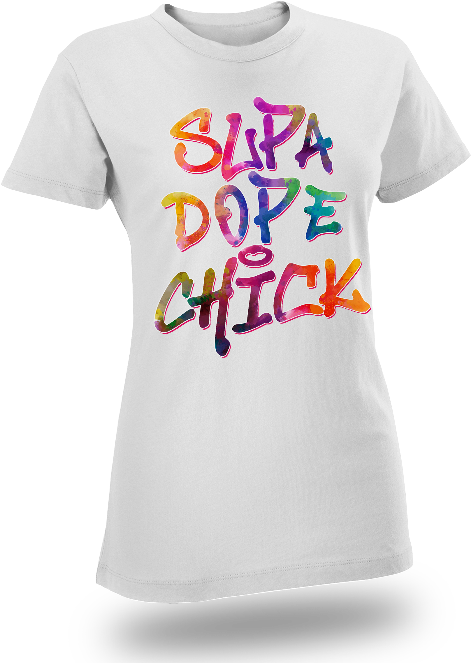 “supa Dope Chick” Graffiti T-shirt - Active Shirt (2500x2500), Png Download