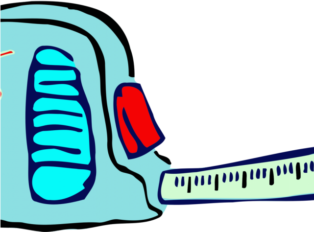 Construction Clipart Tape Measure - Measurements Clipart Png (640x480), Png Download
