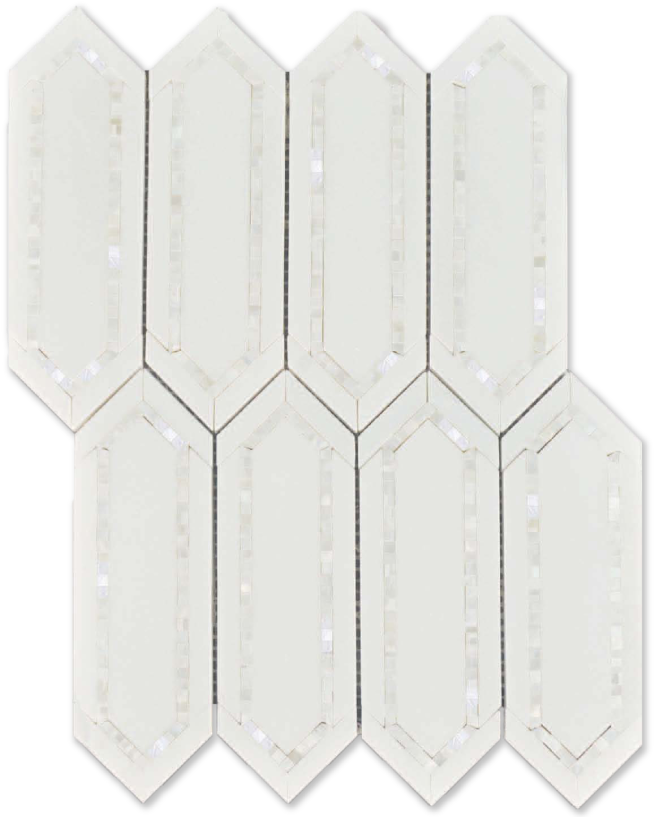 Radiance Thassos Shell - Picket Fence (800x943), Png Download