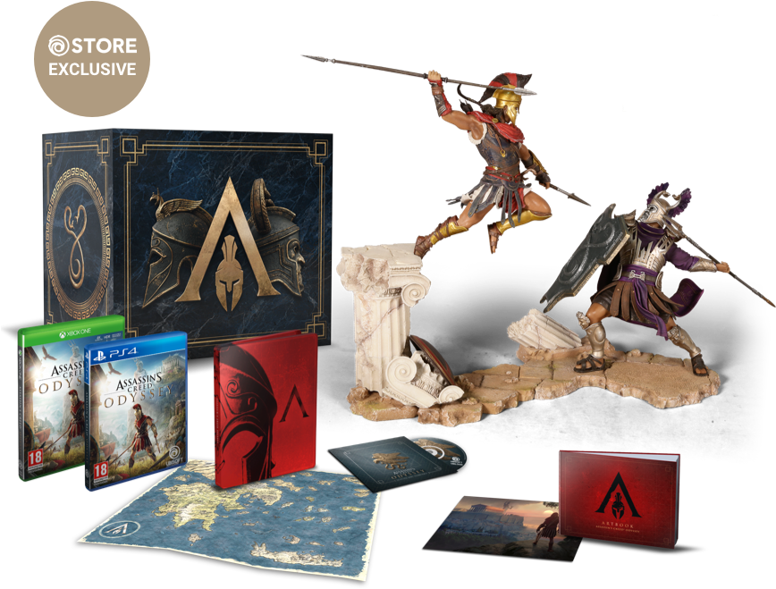 Assassin's Creed Odyssey Pantheon Edition - Assassin's Creed Odyssey Edition Pantheon (867x671), Png Download