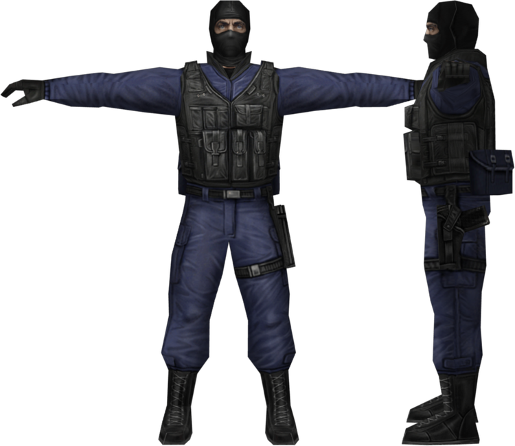 Download Zip Archive - Cs 1.6 Counter Terrorist (750x650), Png Download