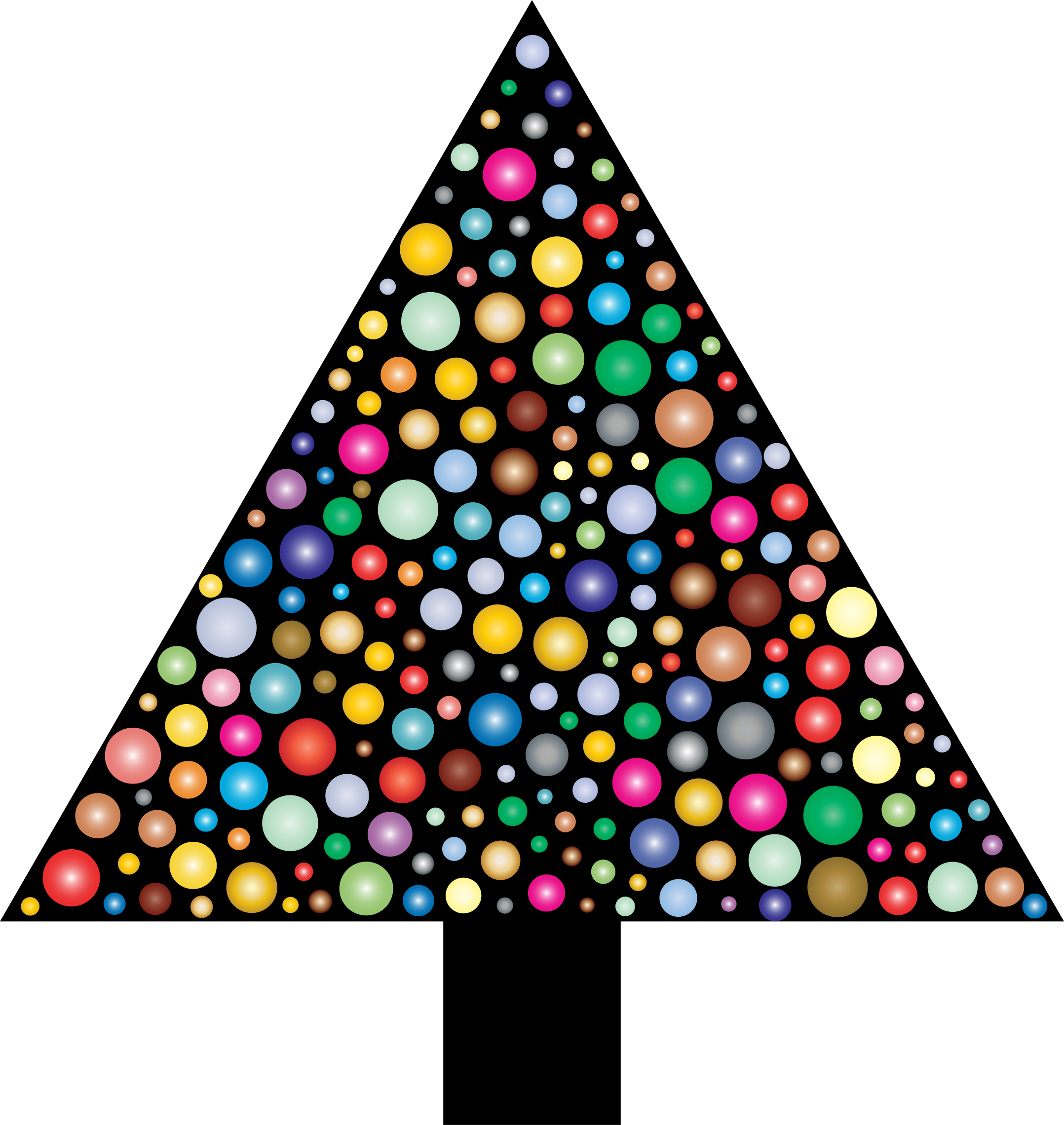 This Free Icons Png Design Of Prismatic Circles Christmas (2156x2280), Png Download
