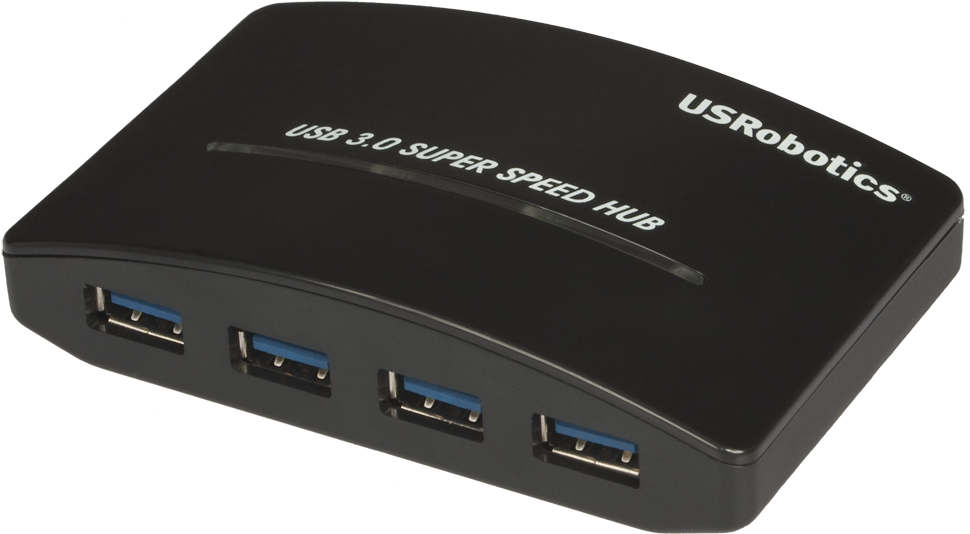 0 4 Port Usb Hub - Hdmi (1104x720), Png Download