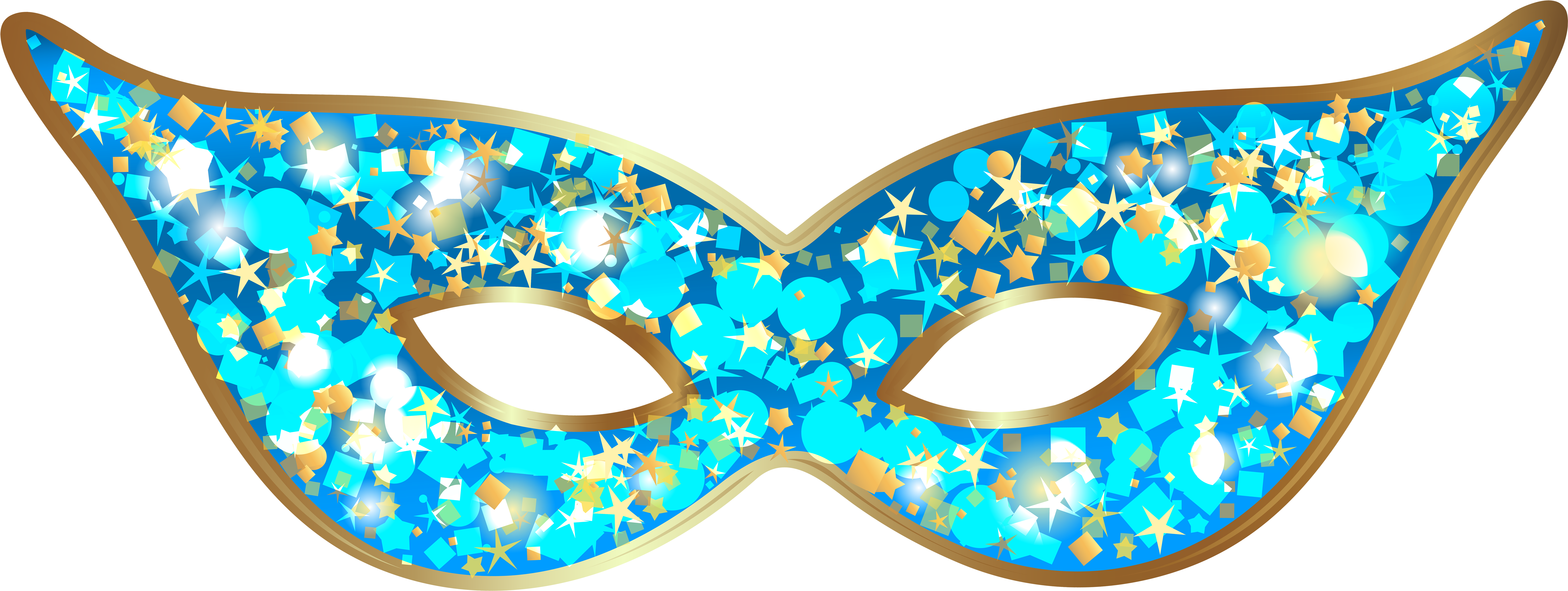 View Full Size - Npg Carnival Mask Clip Art (8000x3058), Png Download