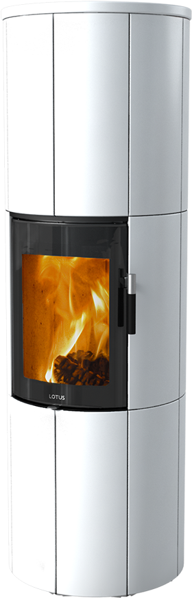Wood-burning Stove (400x868), Png Download