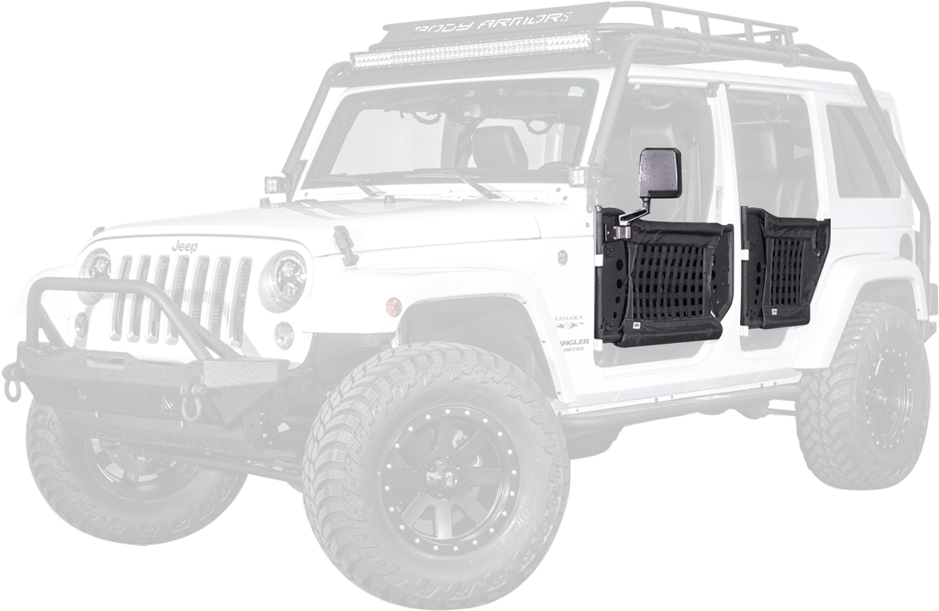 Body Armor Jl 6150 Gen Iii Rear Trail Door (1920x1080), Png Download