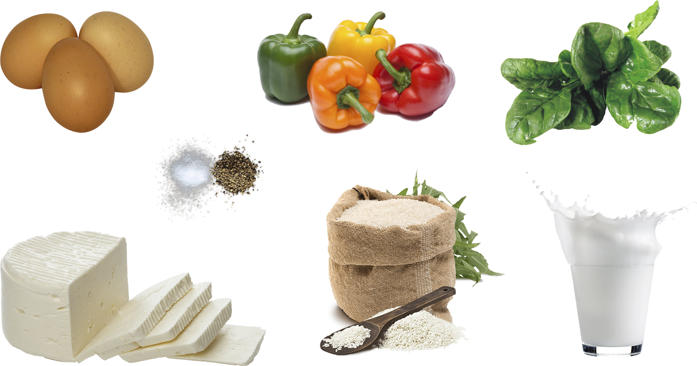 Omelette Rice With Vegetables Ingredients - Habanero Chili (2880x1552), Png Download