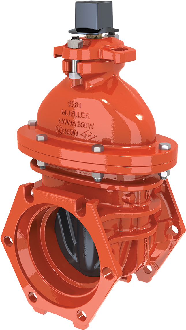 Valves - Mueller Gate Valve (665x1200), Png Download