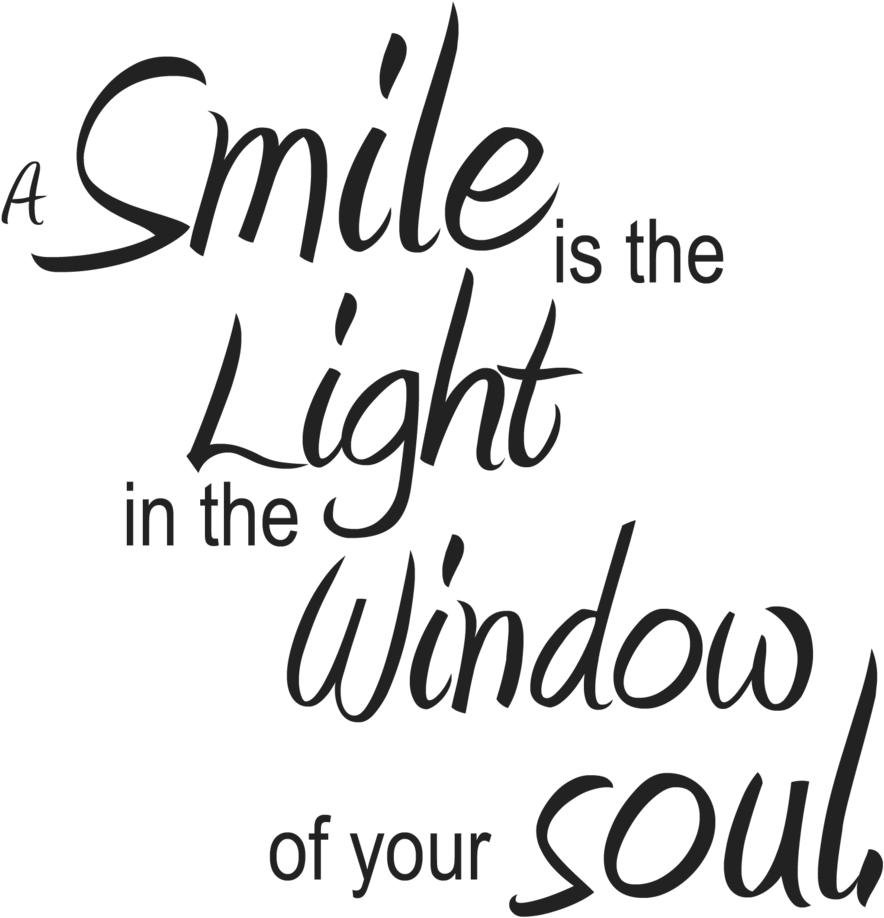 Let Your Soul Smile - Cute Quotes On Smile (1080x1084), Png Download