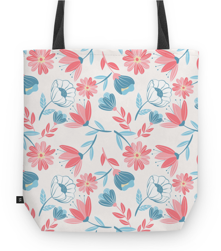 Bolsa Florais Pastéis De Cor Violetana - Shoulder Bag (800x800), Png Download