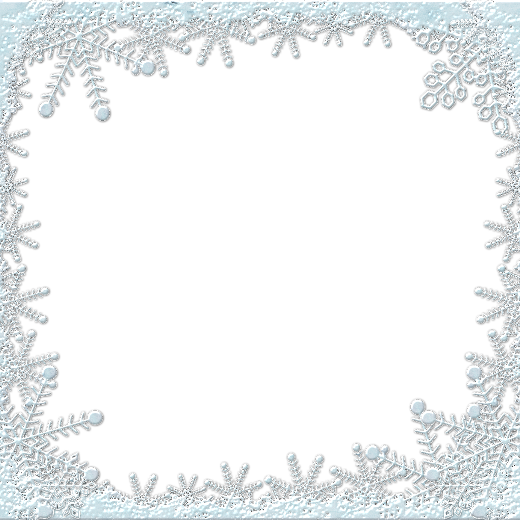 #snow #snowflakes #frame #winter #wintertime #freetoedit - Motif (1024x1024), Png Download