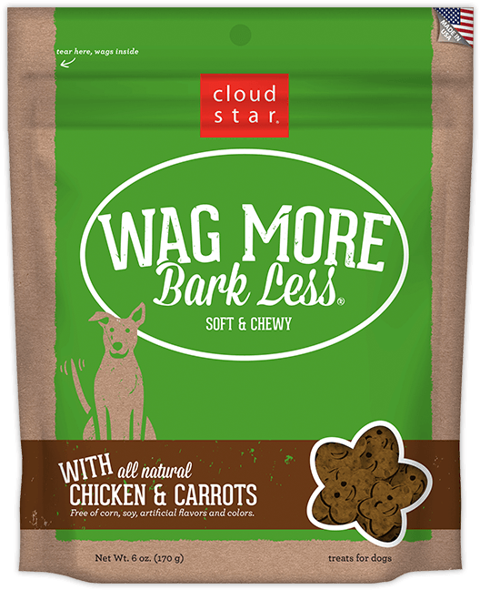 Cloud Star Wag More Bark Less Soft And Chewy Chicken - Turkey (650x650), Png Download