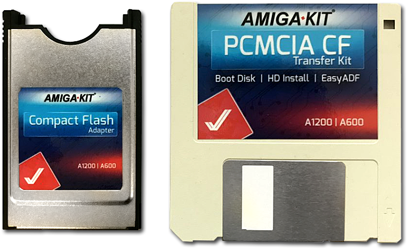 Easyadf Pcmcia Compact Flash Transfer Kit - Amiga Pcmcia (840x511), Png Download