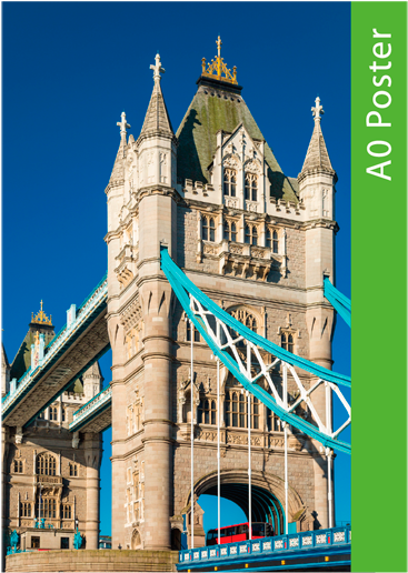 A0 Poster Printing - Tower Bridge (600x599), Png Download