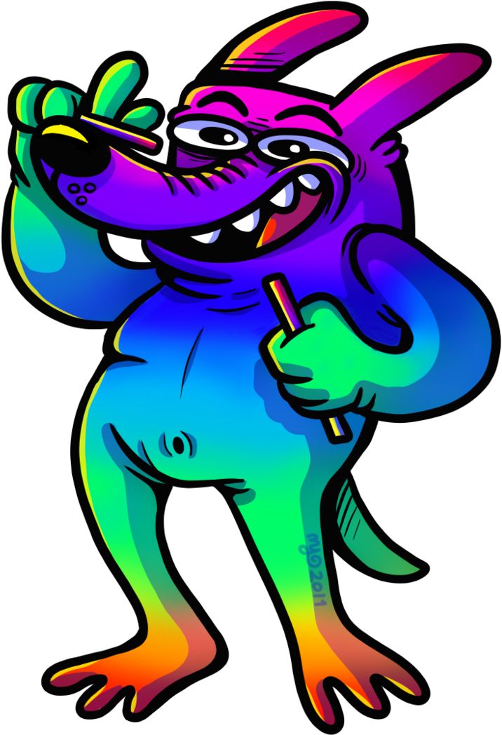 My Ding Ding Dong By Angry-baby - Cartoon (716x1048), Png Download