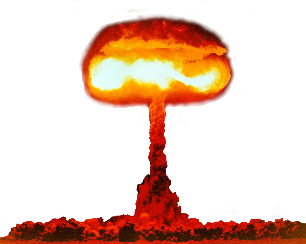 #nuclear #explosion #war #mushroom #nuclearbomb #ww3 - Nuclear Explosion (1024x816), Png Download