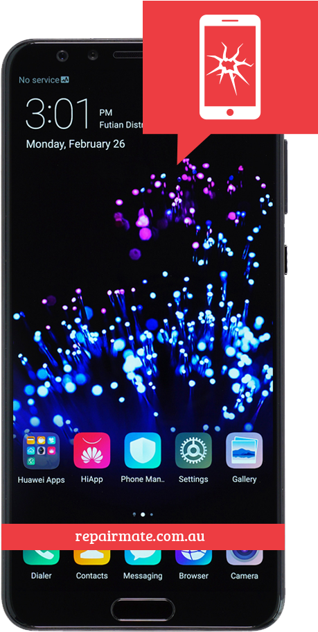 Repair Cracked Screen & Damaged Display Of Huawei Nova - Huawei Nova 2s (500x930), Png Download