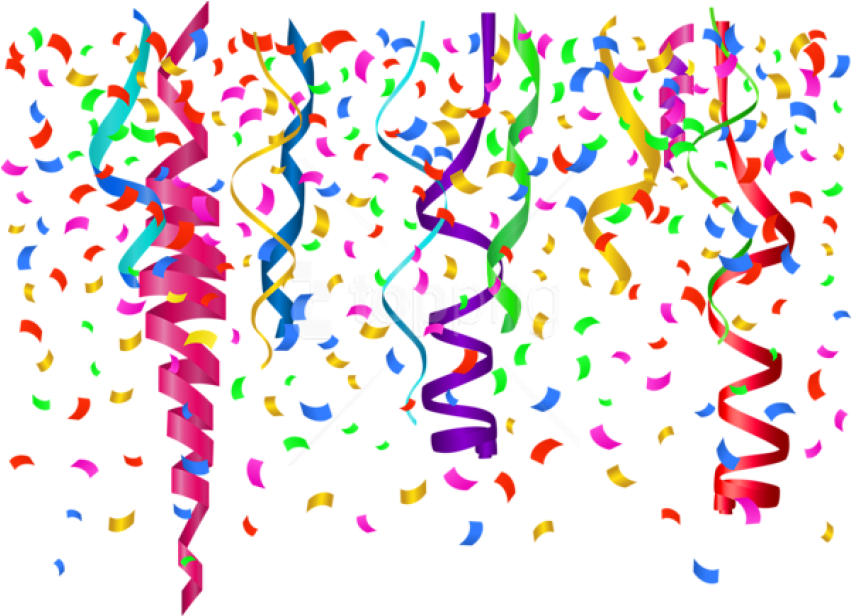 Free Png Download Confetti Png Images Background Png - Transparent Background Confetti Png (850x622), Png Download
