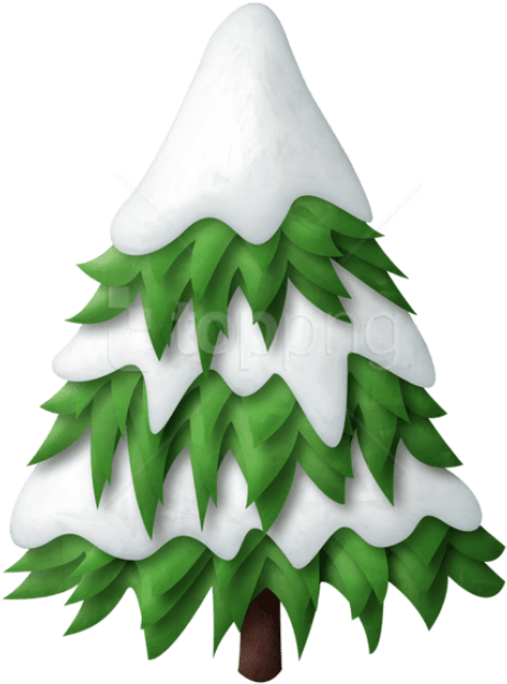 Free Png Green Snowy Christmas Tree Png - Winter Trees Clipart Png (480x648), Png Download