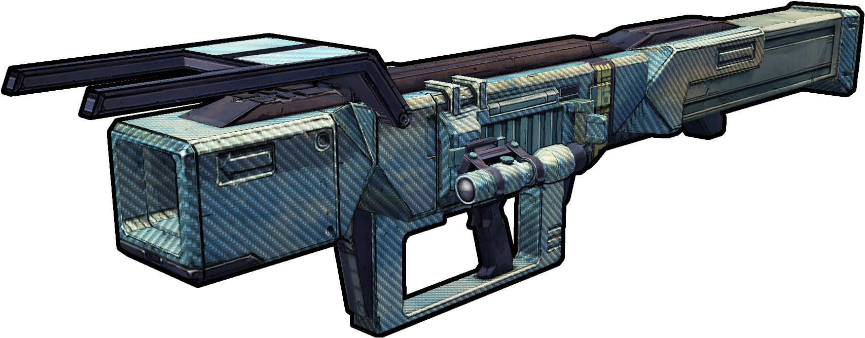 First Time Firing A Tediore Rocket Launcher I See - Firearm (1723x684), Png Download