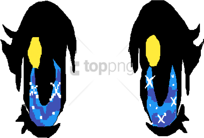 Free Png Anime Eye Pixel Art Png Image With Transparent - Illustration (850x576), Png Download