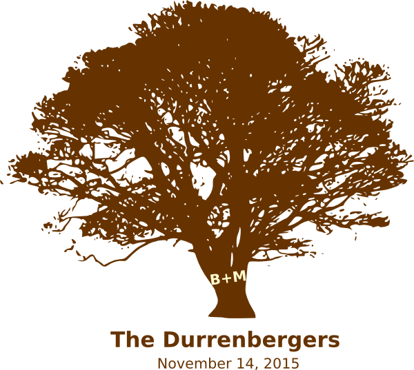 Public Domain Free Tree Silhouette (600x537), Png Download