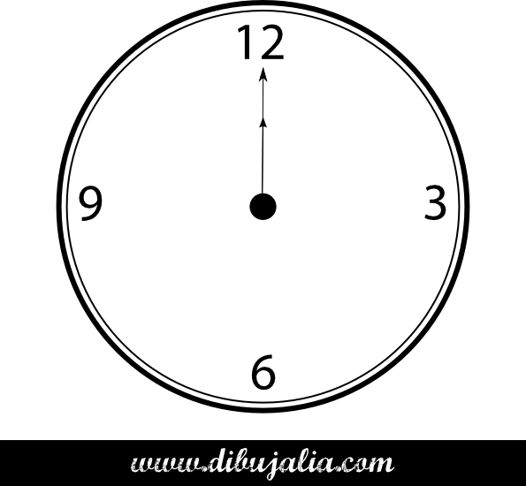 Escribe En Tu Reloj Las Doce En Punto - Circle (595x550), Png Download