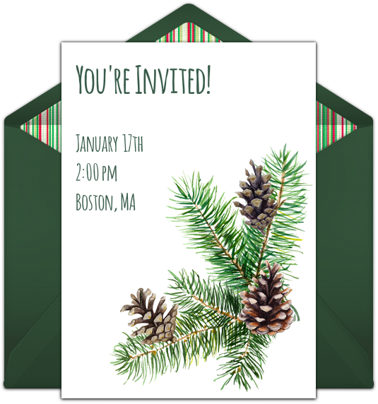 Pine Branch Online Invitation - Halloween Hump Day (650x650), Png Download