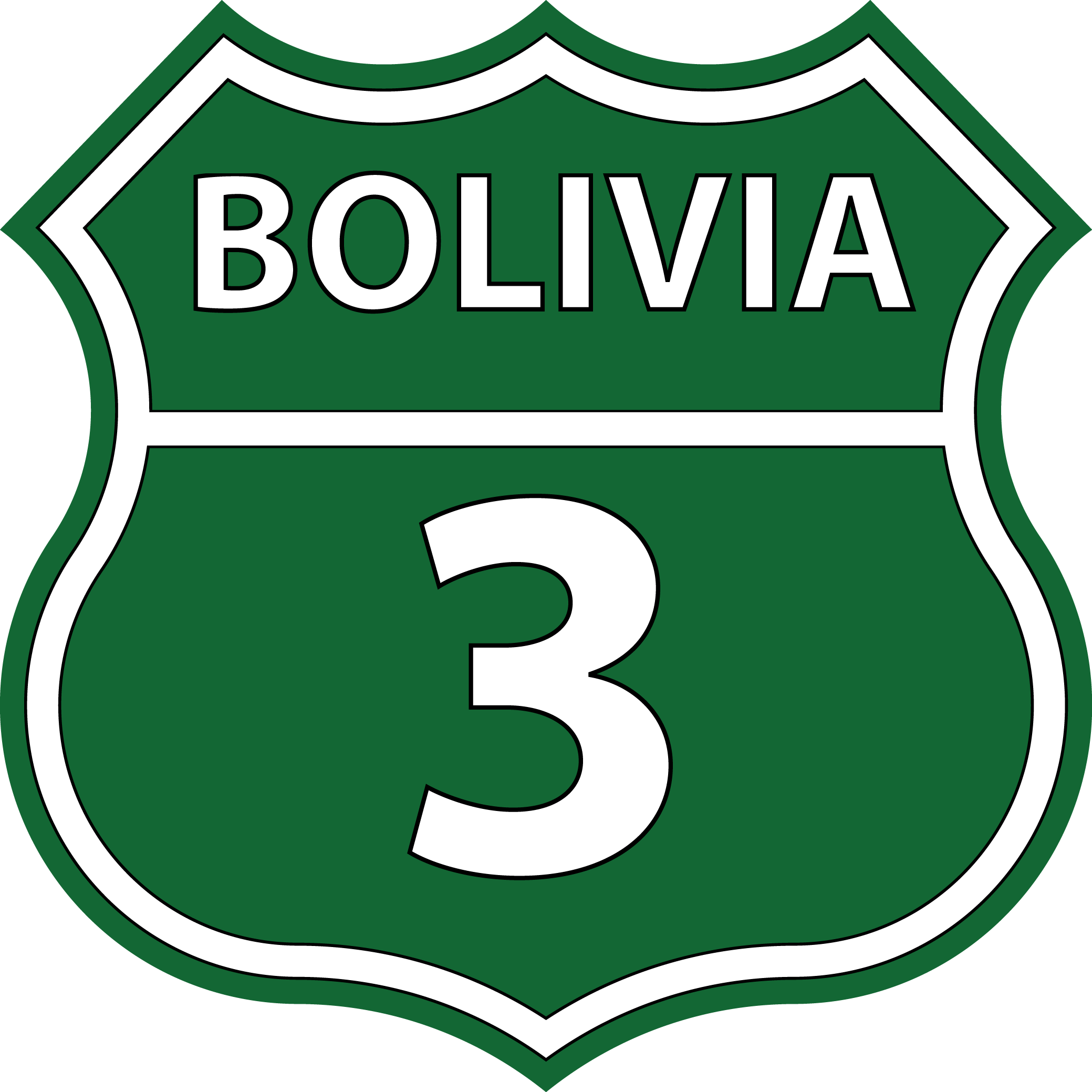 Disco Bolivia Ruta 3 - Route 66 Stickers (2079x2079), Png Download