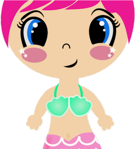 Mermaid Clipart Sirena - Imágenes De Sirenas Infantiles (640x480), Png Download