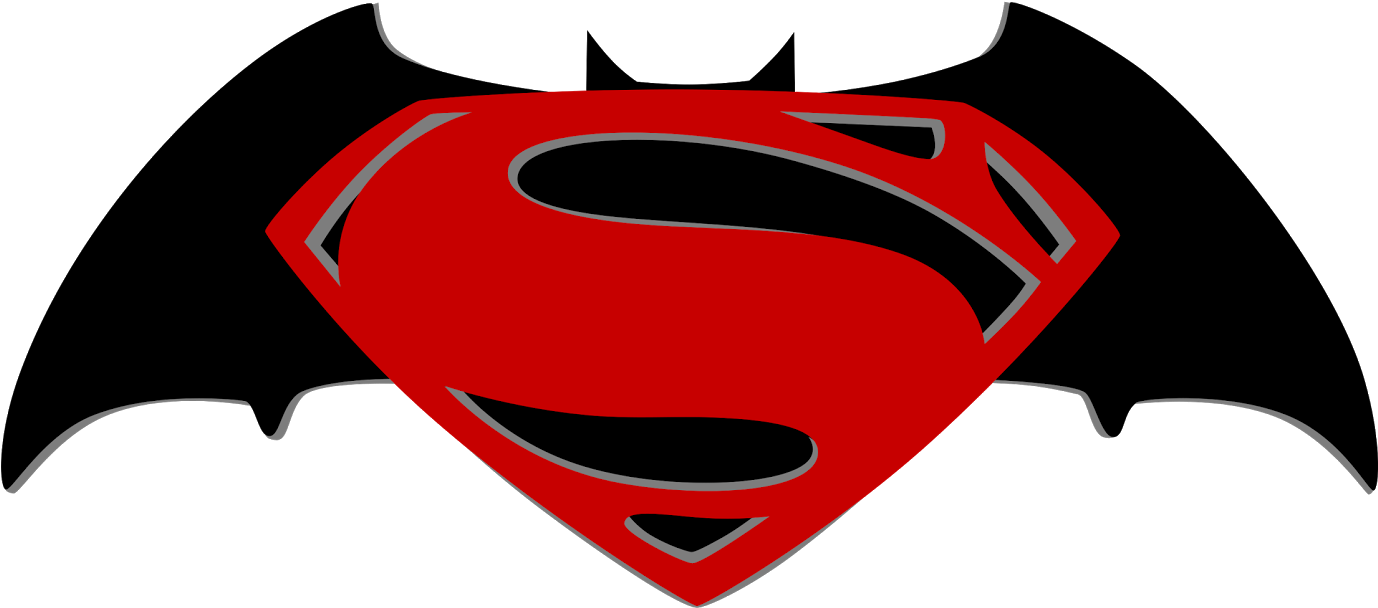 Download Vetor Superman Vs Batman Filme Logo Png Grátis - Superman Logo (1600x764), Png Download