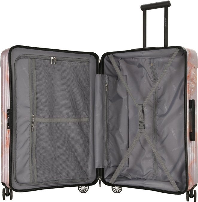 Leonardo Dicaprio Color May Vary Slightly From Pictures - Открытый Чемодан Пнг (700x752), Png Download