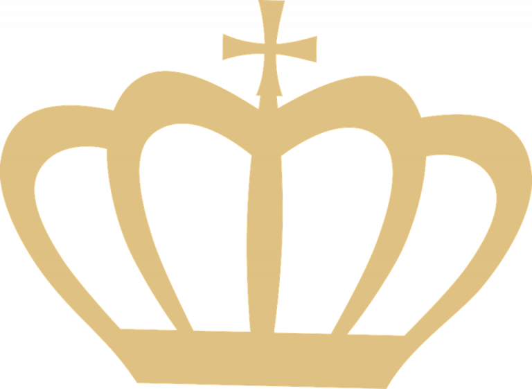 Download Clipart - Transparent Crown Silhouette (768x561), Png Download