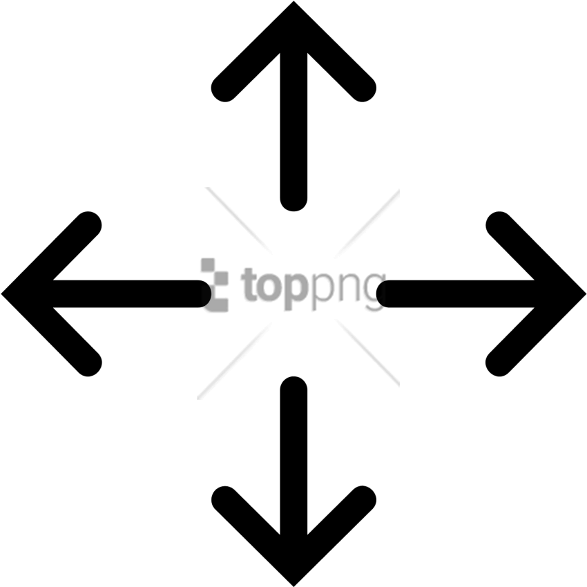 Free Png Cross Arrow Png Image With Transparent Background - Capacity Icon (850x850), Png Download