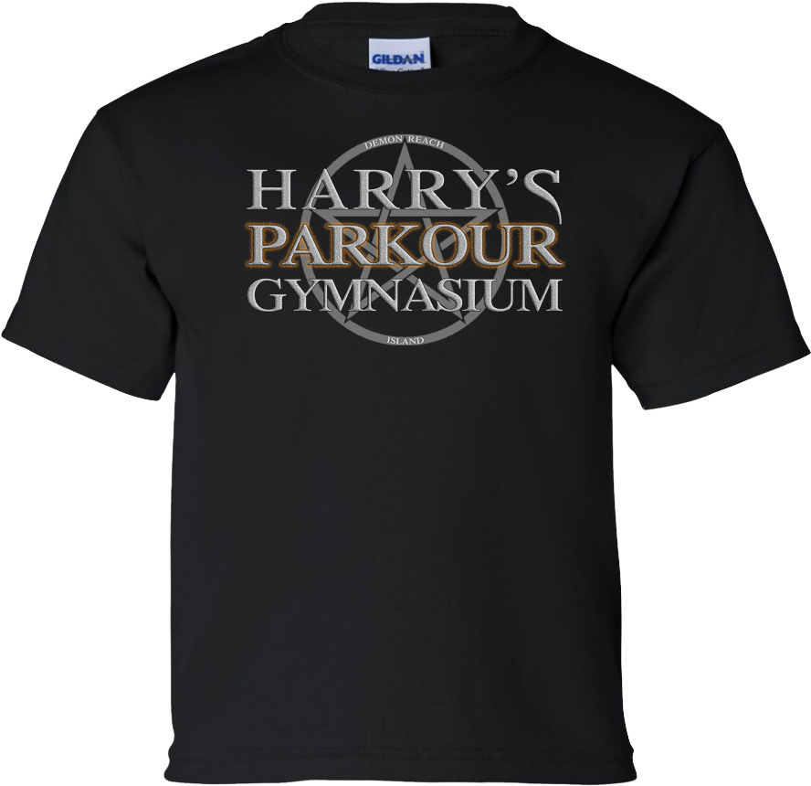 Parkouryouthblack Parkourwomensfittedblack Parkourmenblack - Lakers Opening Night T Shirt (910x1138), Png Download
