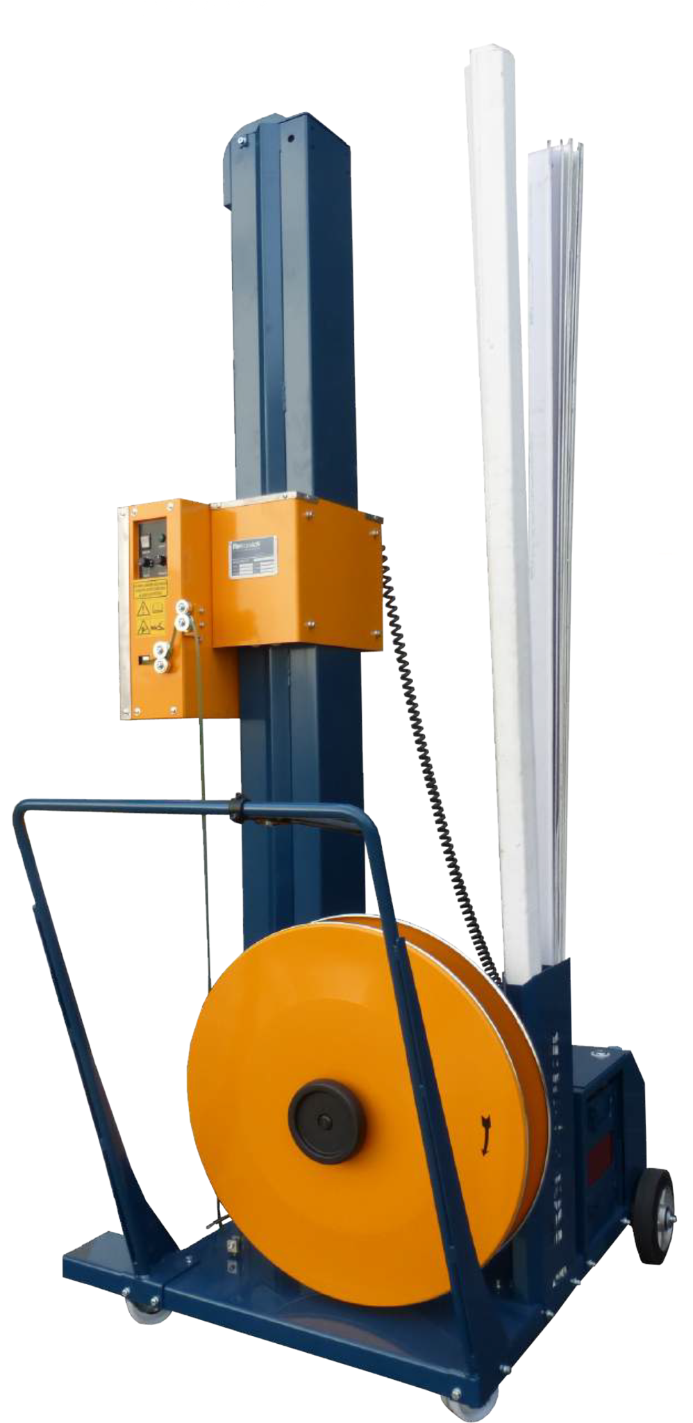 A Piece Of Semi-automatic Strapping Equipment That - Strapping (1000x2075), Png Download
