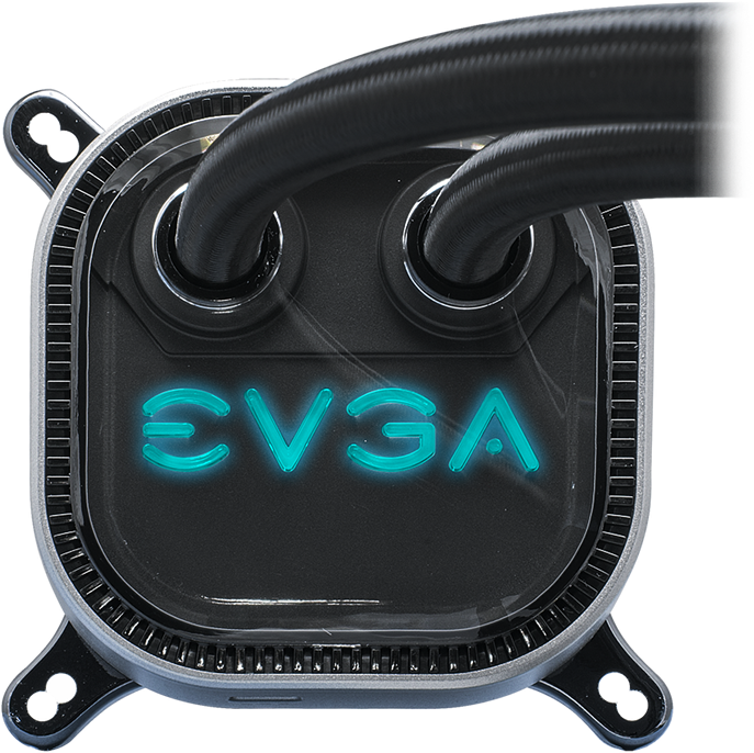 Evga Closed Loop Cpu Cooler 120/240/280 - Evga Clc Liquid Cpu Cooler 400-hy-cl (704x720), Png Download