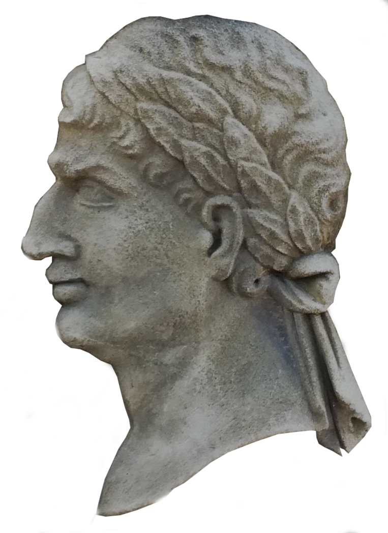 Roman Bust Png - Bronze Sculpture (763x1048), Png Download
