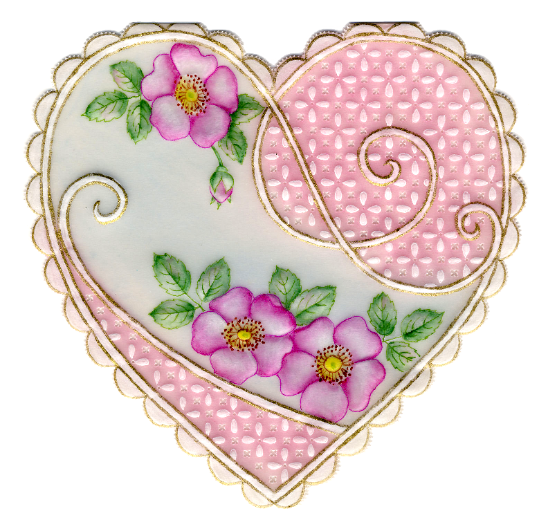 Heart-card Parchment Cards, Paper Cards, - Heart (792x765), Png Download